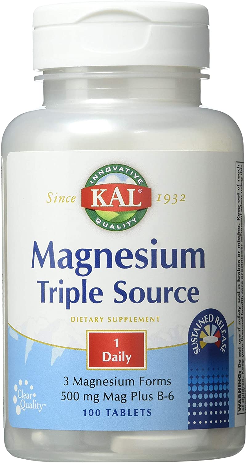 500 Mg Magnesium Triple Source Tablets, 100 Count