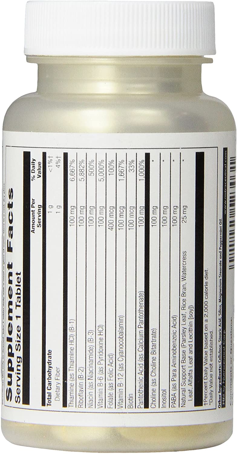 B-100 Complex SR Tablets, 100 mg, 30 Count