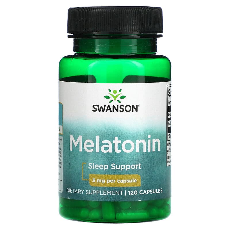 Melatonin, 3 mg, 120 Capsules