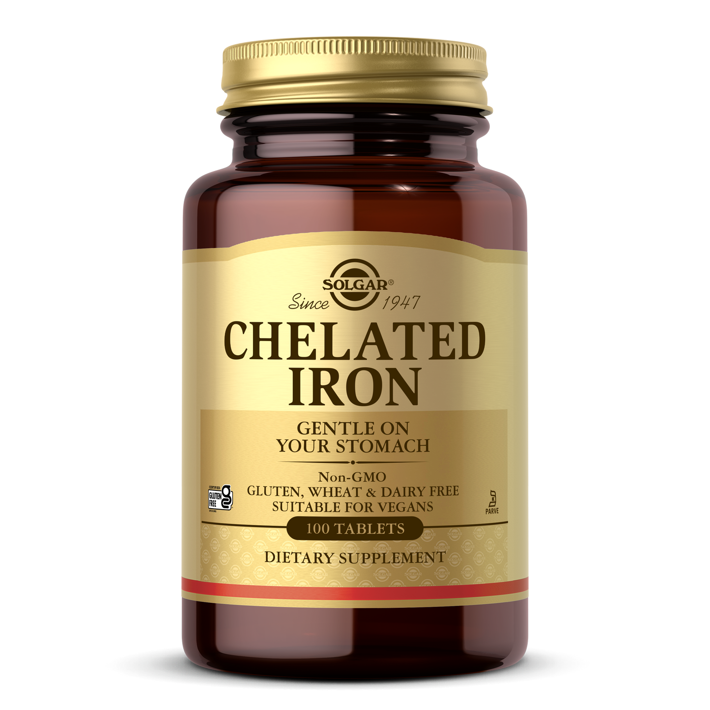 Chelated Iron Tablets**, 100 ct