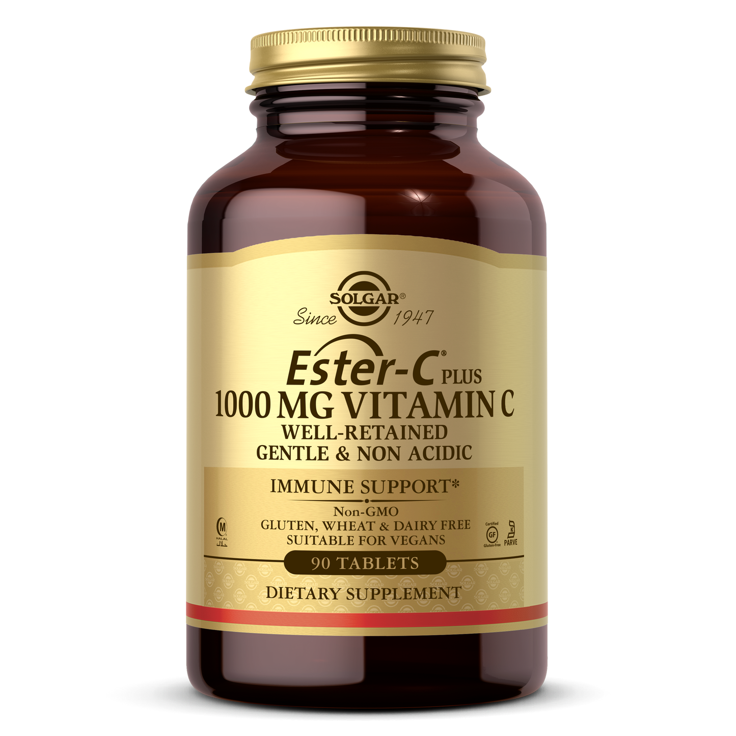 Ester-C® Plus 1000 mg Vitamin C Tablets (Ester-C® Ascorbate Complex), 90 ct