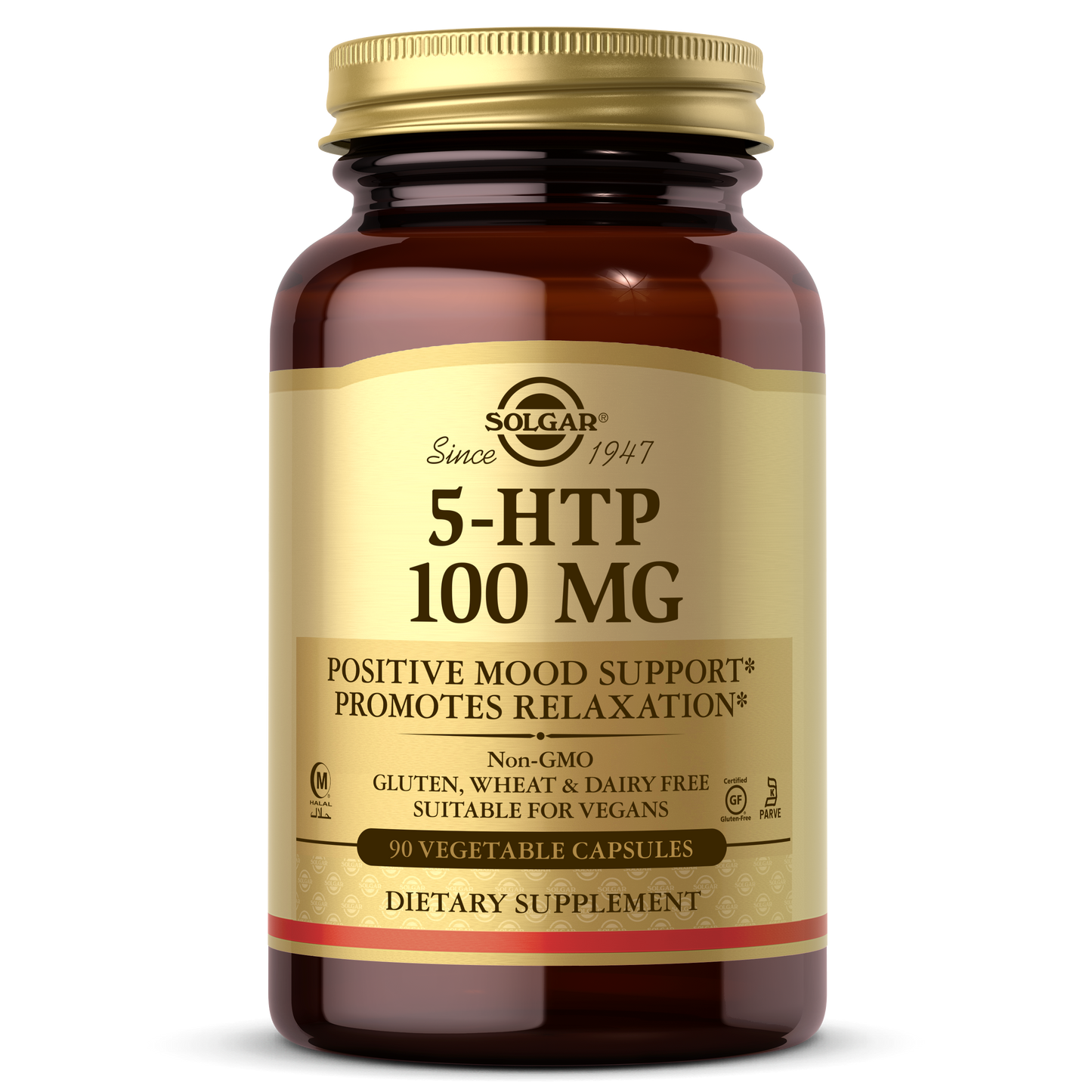5-HTP 100 mg Vegetable Capsules, 90 ct