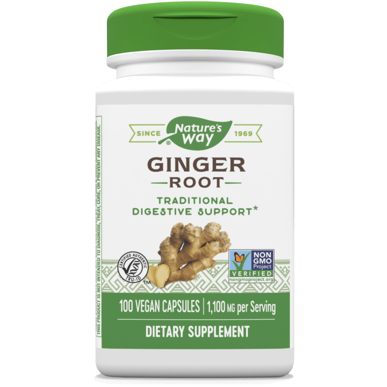 Premium Herbal Ginger Root, 100 Vcaps
