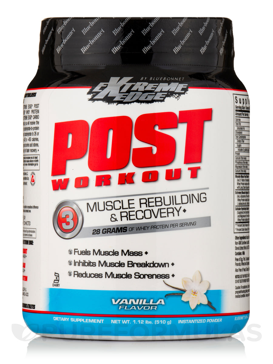 Extreme Edge® Post Workout, Vanilla Flavor - 1.12 lb (510 Grams)