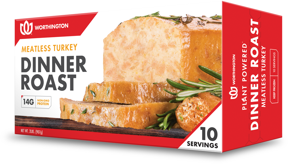 Worthington Vegetarian Dinner Roast Vegetable & Grain Protein Loaf