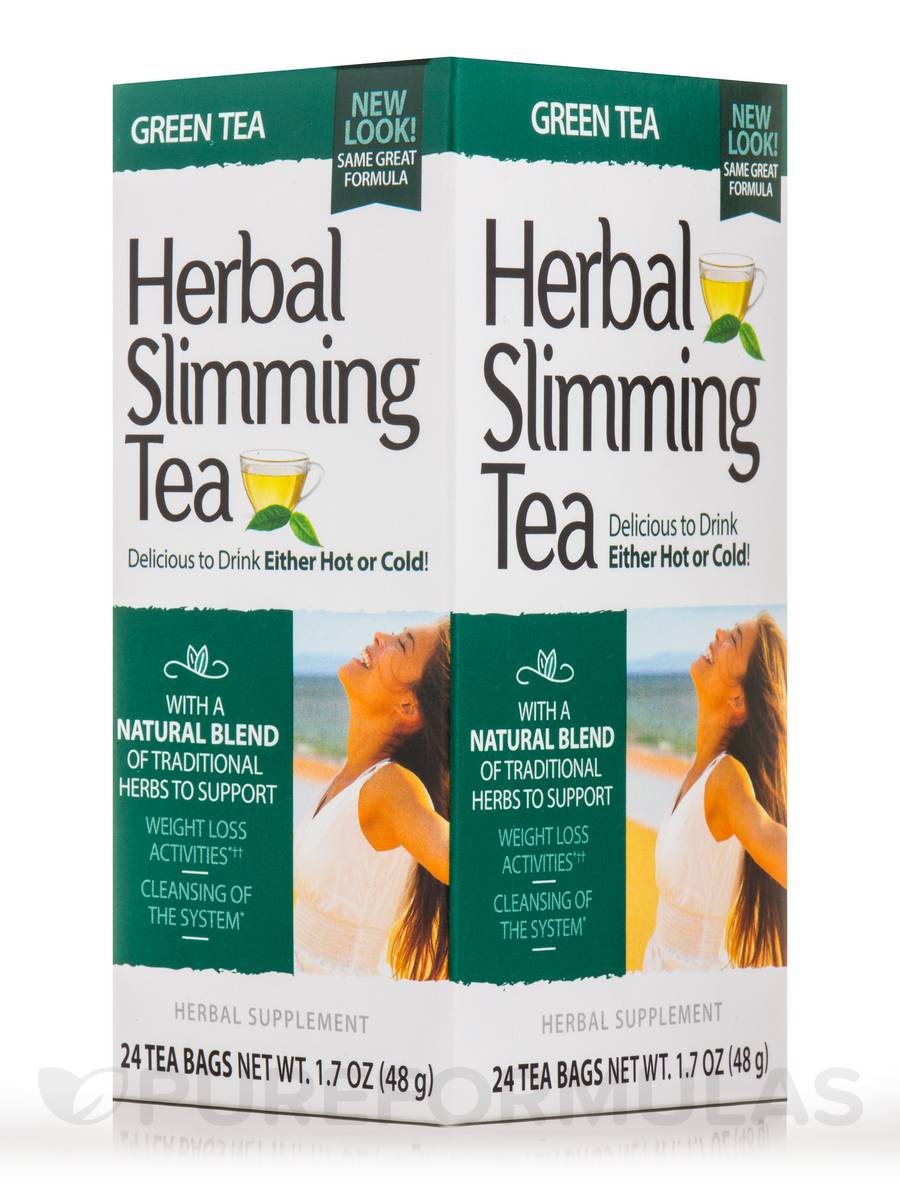 Herbal Slimming Tea, Green Tea, 24 Tea Bags, 1.7 oz (48 g)