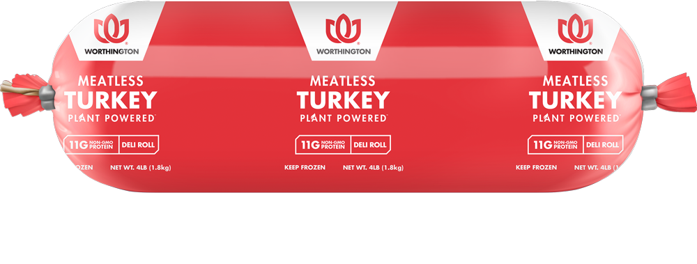 Worthington Turkey Meatless Deli Roll, Turkey