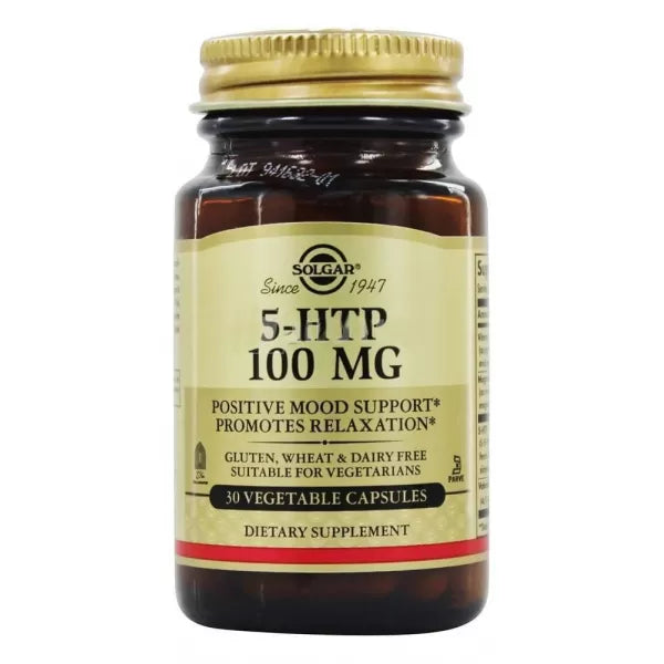 5-HTP, 100 mg, 30 Vegetable Capsules