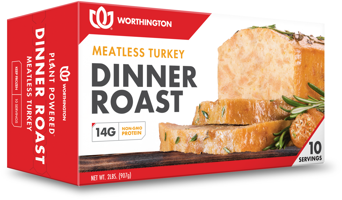 Worthington Vegetarian Dinner Roast Vegetable & Grain Protein Loaf