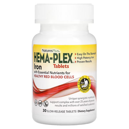NaturesPlus®Hema-Plex, 30 Slow-Release Tablets