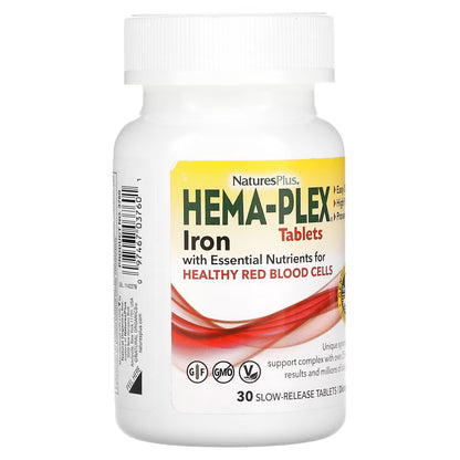 NaturesPlus®Hema-Plex, 30 Slow-Release Tablets