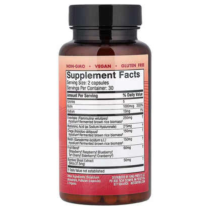 Host Defense, Mushrooms™ Mycobenefits, Beauty, 60 Capsules