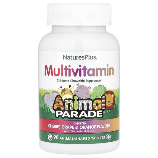 NaturesPlus® Animal Parade, Assorted Chewable, 90 Tablets