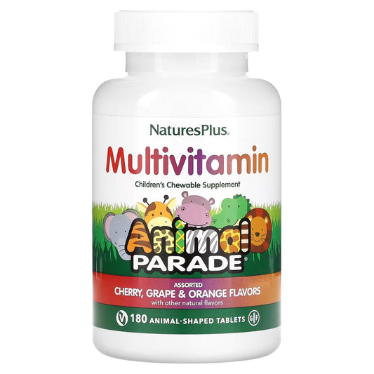 NaturesPlus® Animal Parade, Assorted Chewable, 180 Tablets