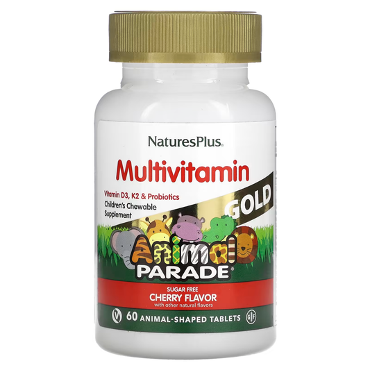 NaturesPlus® Animal Parade Gold, Cherry, 60 Tablets