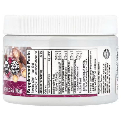 Host Defense, Mushrooms™, MycoBotanicals® Microbiome Powder, 3.5 oz (100 g)