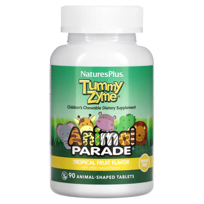 NaturesPlus® Animal Parade, Tummy Zyme, Chewable, 90 Tablets