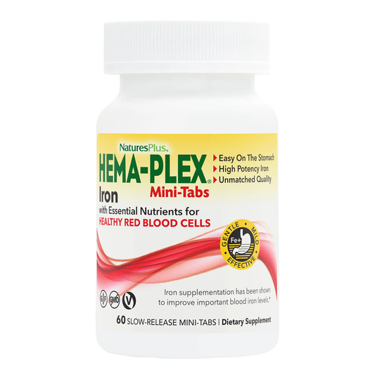 HEMA-PLEX® Slow-Release Mini-Tabs 60 count - 30 Servings