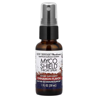 Host Defense, Mushrooms™, MycoShield® Thyroid Spray, Cinnamon, 1 fl oz (30 ml)