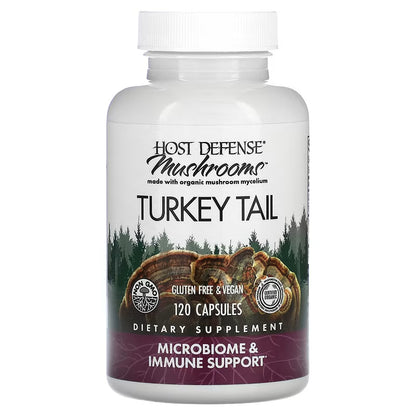 Host Defense, Mushrooms™, Turkey Tail, (0.5 g per Capsule)