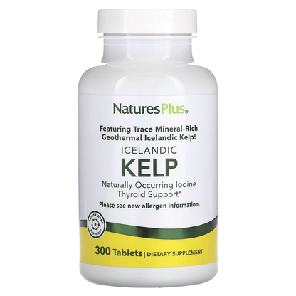 NaturesPlus® KELP, 300 Tablets (150 mg per Tablet)
