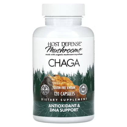 Host Defense, Mushrooms™, Chaga, (0.5 g per Capsule)