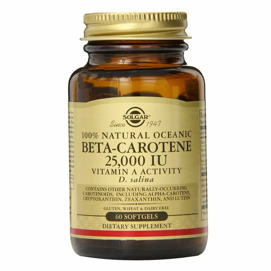 Solgar Beta-carotene 7 mg - Tanning and Vision 60 softgels