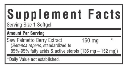Saw Palmetto 160mg 30 Softgels