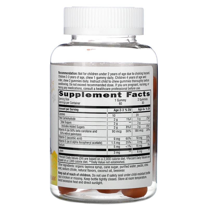 Kid's, Healthy Eyes, Ages 2+, Tropical Fruit Punch , 60 Gummies