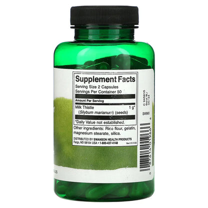 Milk Thistle, 500 mg, 100 Capsules