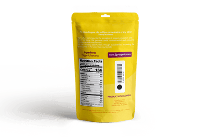 2go! Organic Dried Banana, 1.76 Oz