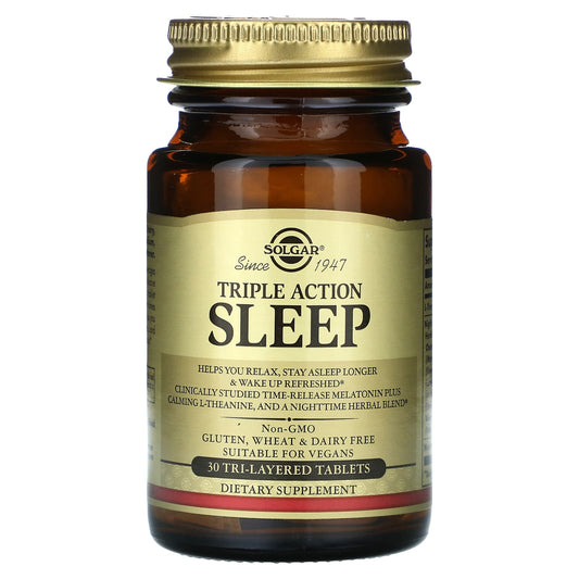 Sleep, Triple Action, 30 Tri-Layered Tablets