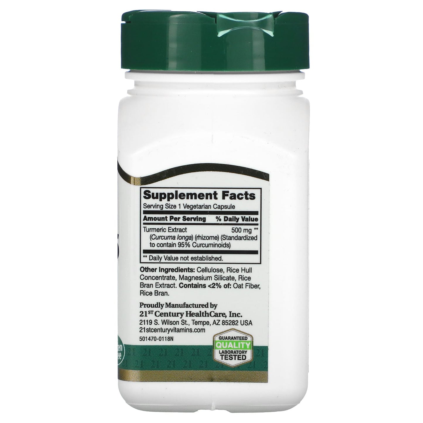 Curcumin 95, 500 mg, 45 Vegetarian Capsules