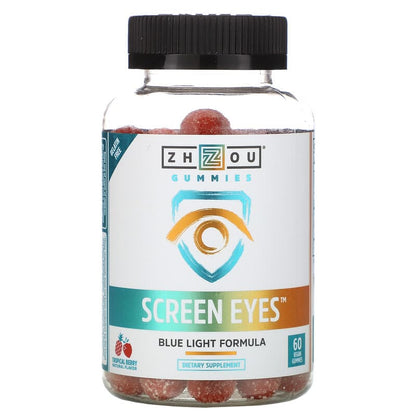 Screen Eyes, Tropical Berry, 60 Vegan Gummies