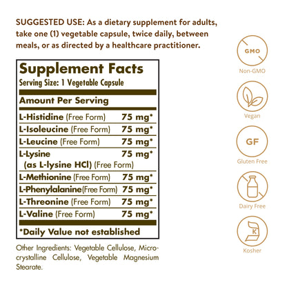 Essential Amino Complex Vegetable Capsules, 90 ct