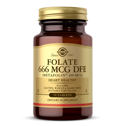 Folate as Metafolin, 400 mcg, 50 Tablets