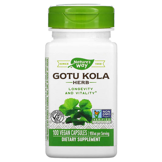 Gotu Kola Herb, 475 mg, 100 Vegan Capsules