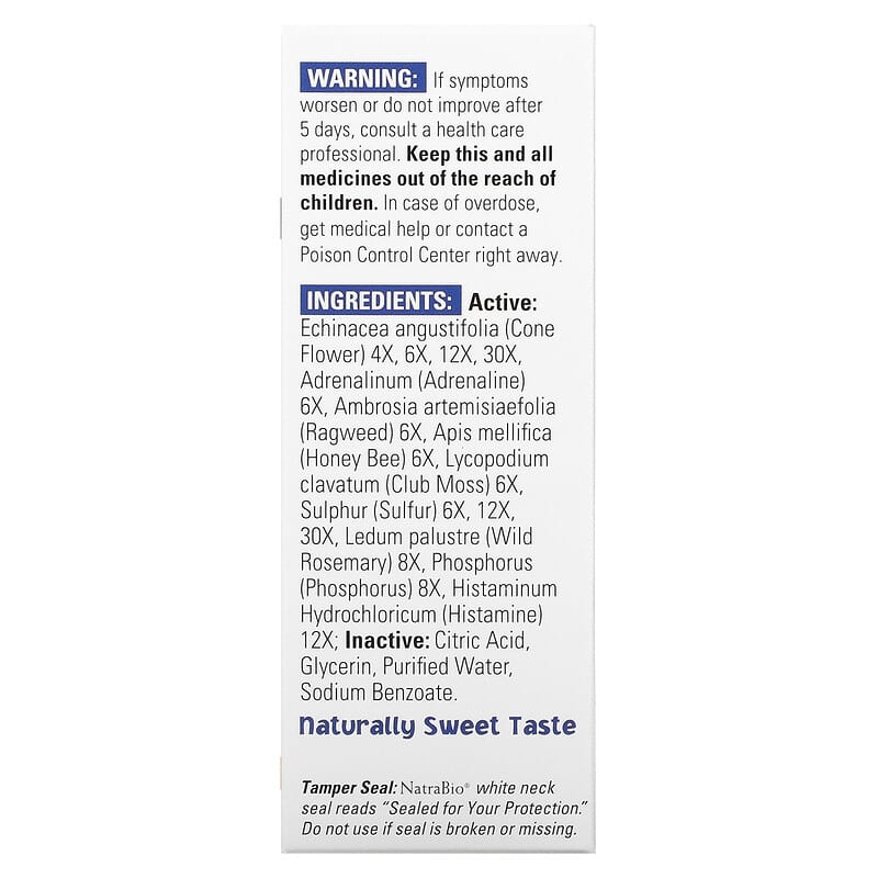 Children's Allergy Relief, Non-Alcohol Formula, Liquid, 1 fl oz (30 ml)