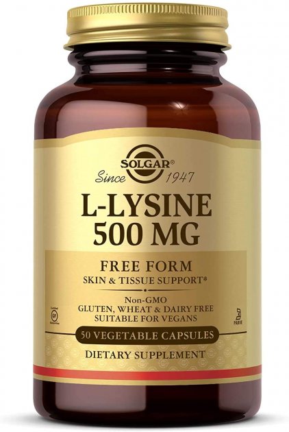 L-Lysine 500 mg Tablets, 50 ct