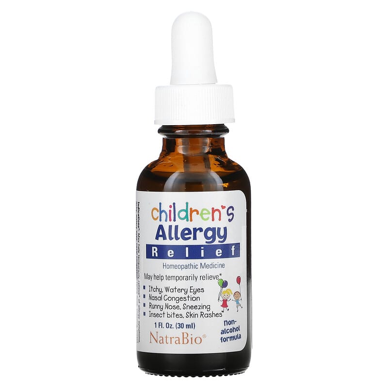 Children's Allergy Relief, Non-Alcohol Formula, Liquid, 1 fl oz (30 ml)