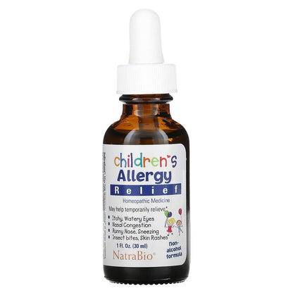 Children's Allergy Relief, Non-Alcohol Formula, Liquid, 1 fl oz (30 ml)