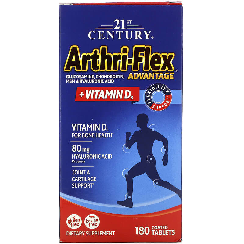 Arthri-Flex Advantage + Vitamin D3, 180 Coated Tablets – Nutracore