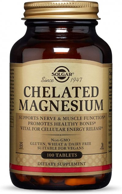 Chelated Magnesium 100 Tablets