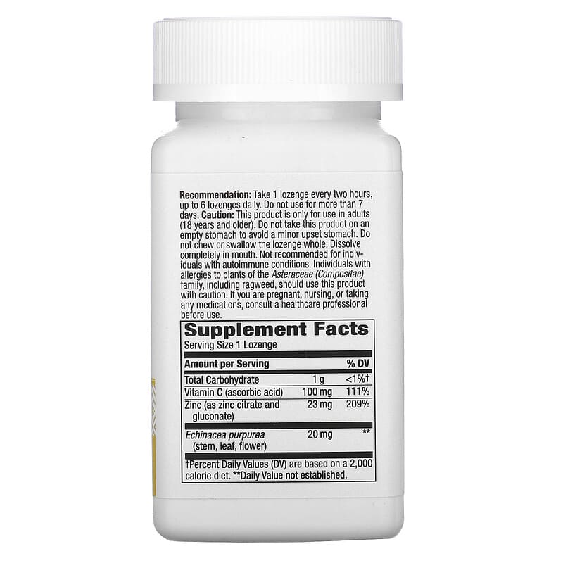 Zinc Lozenges, Wild Berry Flavored, 60 Vegan Lozenges