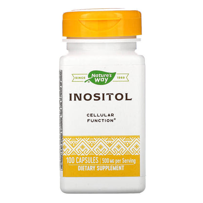 Inositol, 500 mg, 100 Capsules