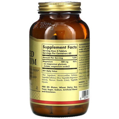 Chelated Magnesium 250 Tablets