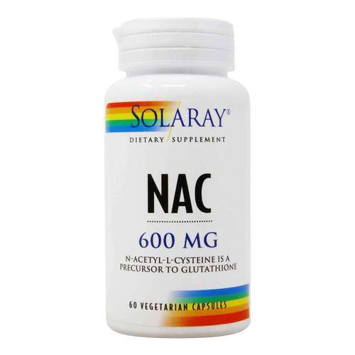 Solaray NAC N-Acetyl-L-Cysteine 600mg 60 VegCaps