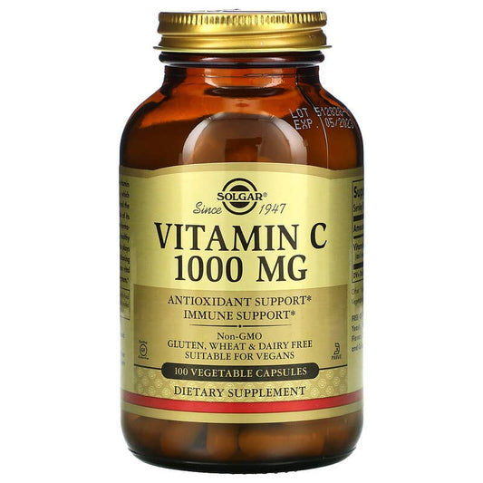 Vitamin C, 1,000 mg, 100 Vegetable Capsules