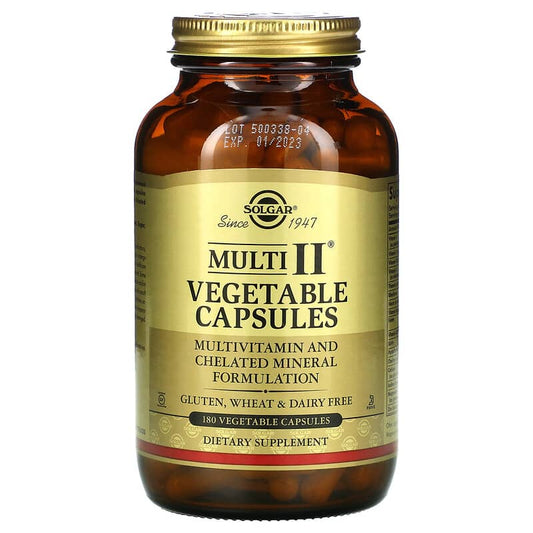 Multi II Vegetable Capsules, 180 Vegetable Capsules