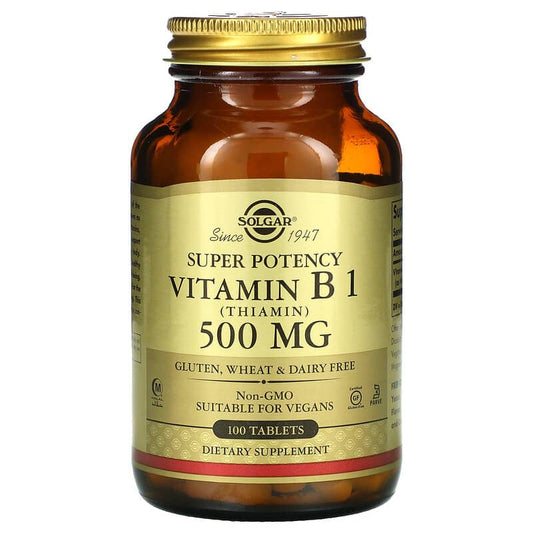 Vitamin B1, 500 mg, 100 Tablets
